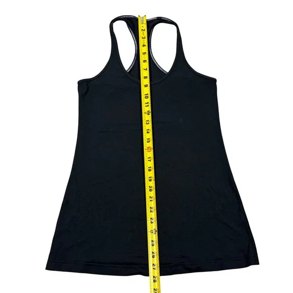 Lululemon Women's Black Racerback Tank Top Size 8 (Estimated) Athletic Yoga Gym - Picture 5 of 9